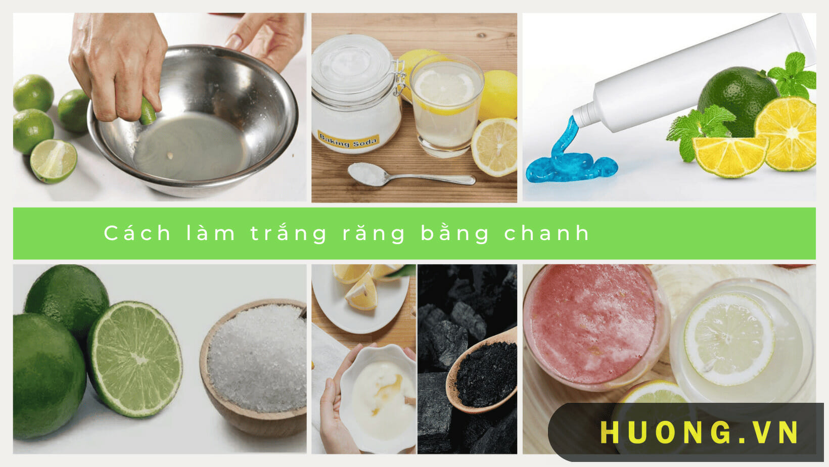 Cách làm trắng răng bằng chanh