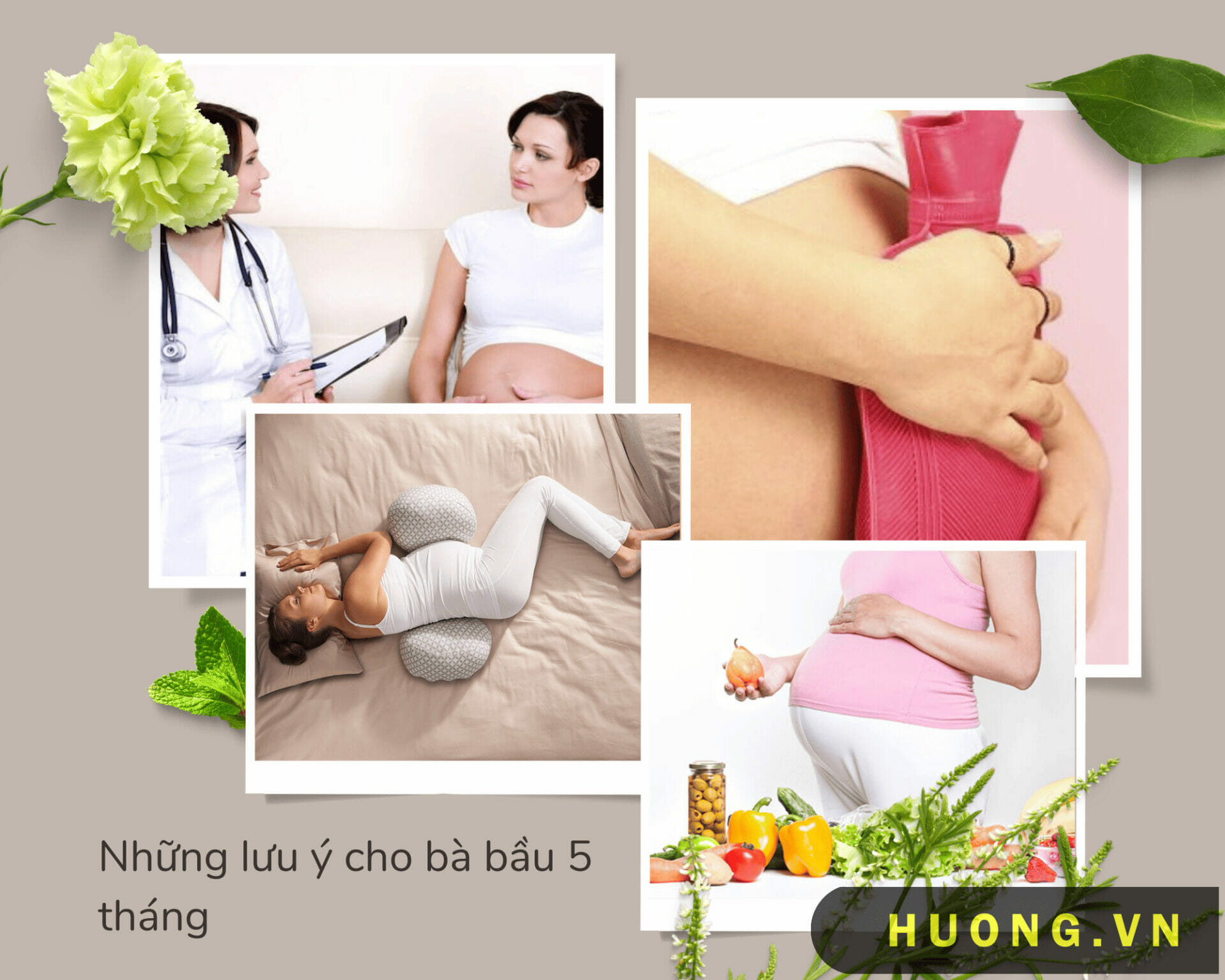 Những lưu ý khi mang thai tháng thứ 5 ở mẹ bầu