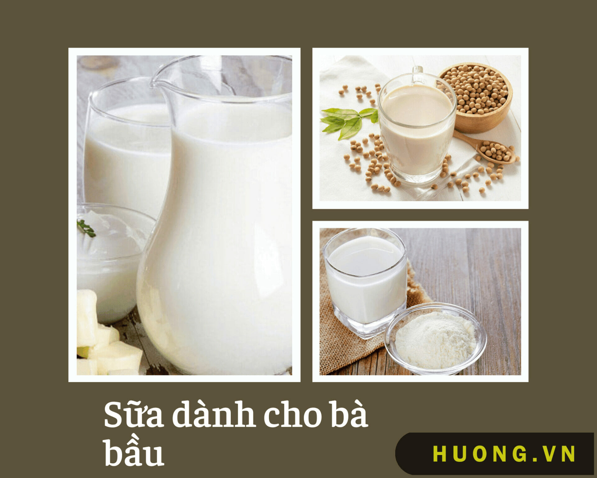 Các loại sữa cho bà bầu