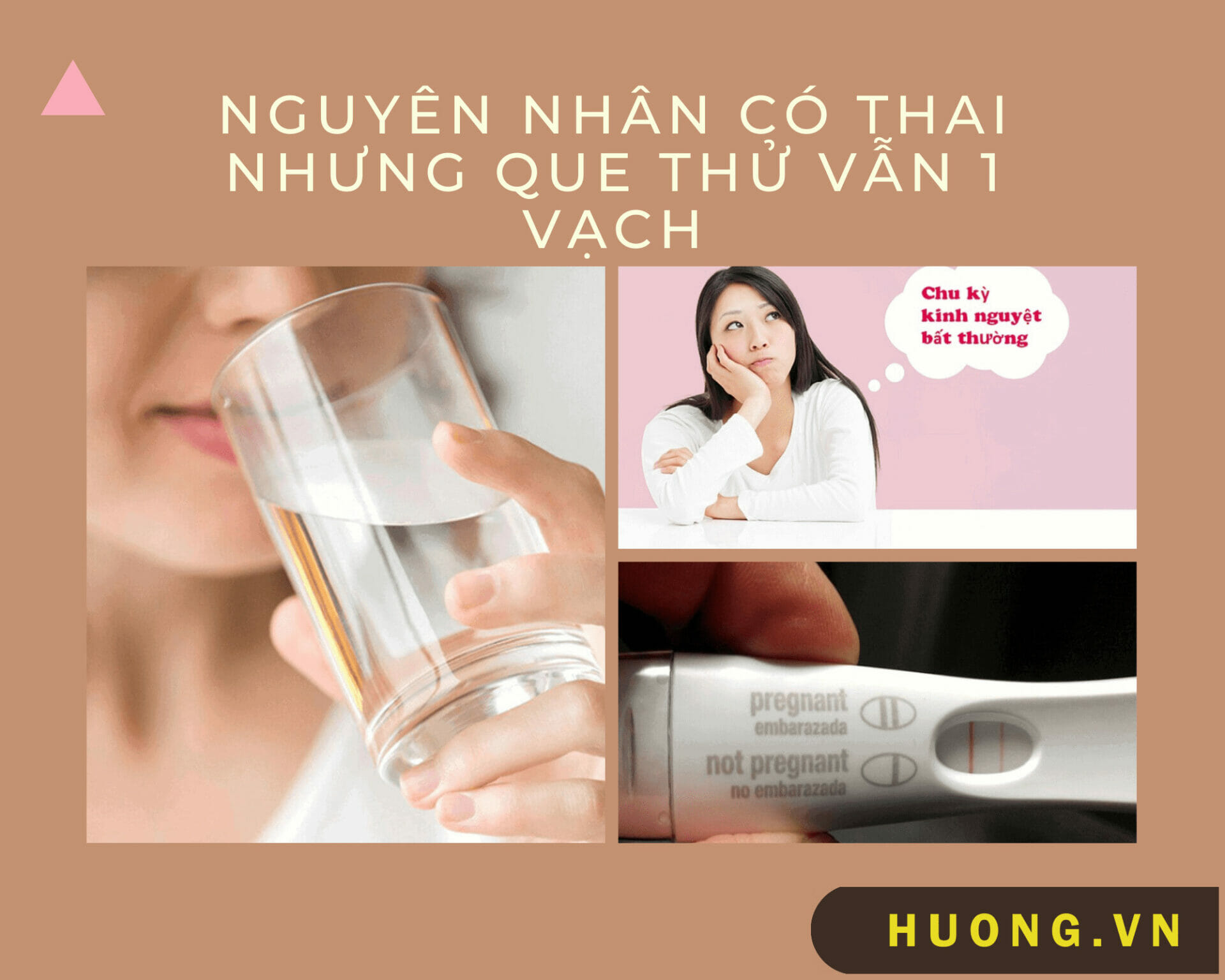 Tại sao có thai nhưng thử que 1 vạch? 