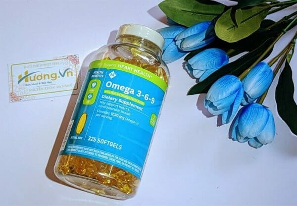 Viên Uống Bổ Sung Dầu Cá Omega 3 6 9 Supports Heart Health - Mỹ