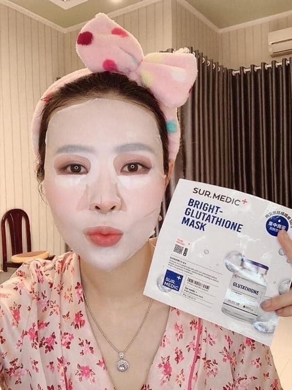 Mặt Nạ Dưỡng Trắng Sur.Medic+ Bright-Glutathione Mask – Skin365 – Chăm sóc da