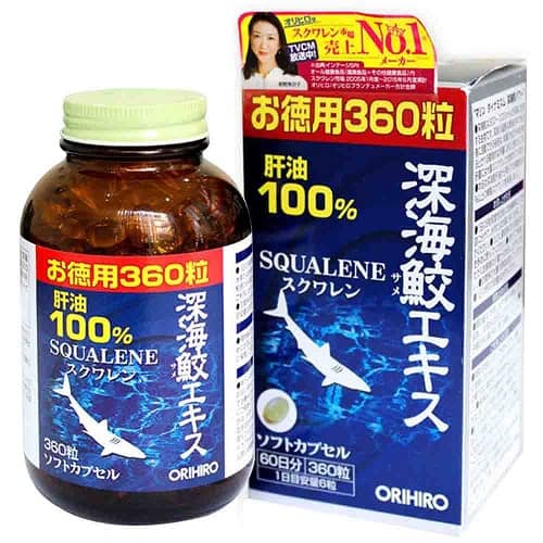 Sụn vi cá mập Squalene Orihiro Nhật Bản (Lọ 360 viên)