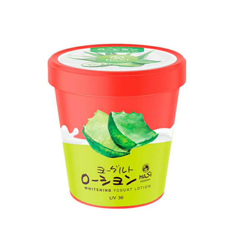 Sữa dưỡng thể chiết xuất nha đam, dưa leo trắng da Hasi Yogurt