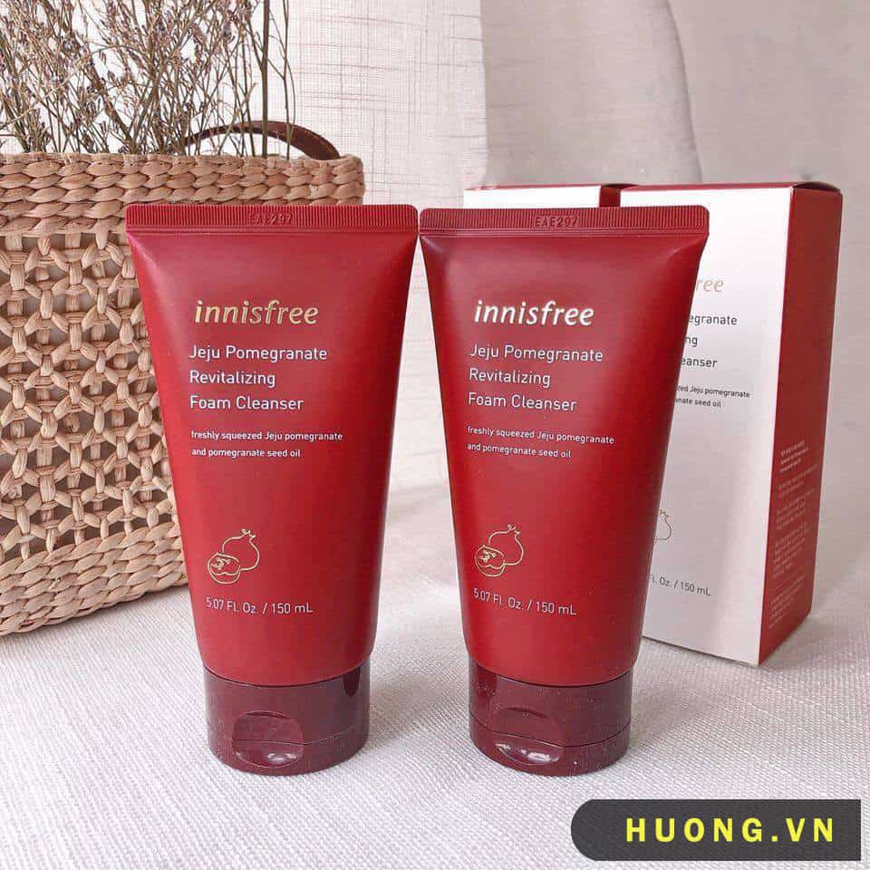 sữa rửa mặt Innisfree lựu đỏ