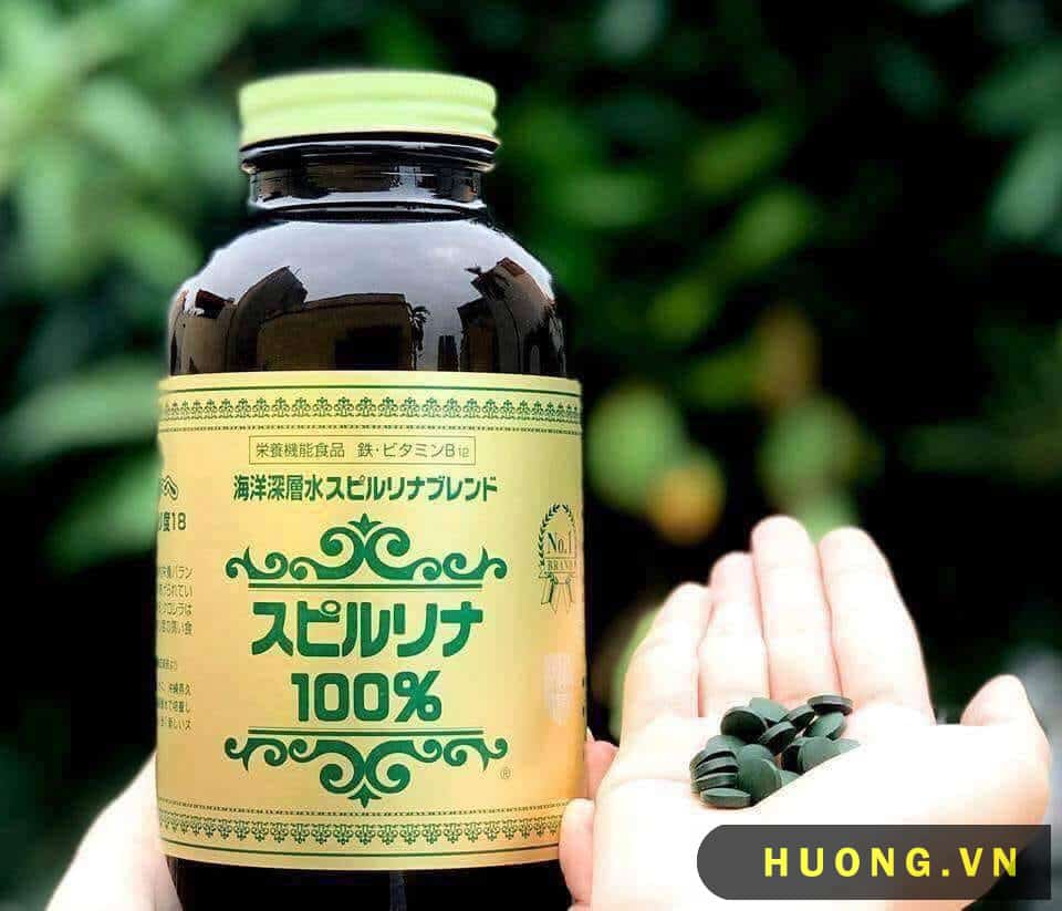 Viên Tảo xoắn Spirulina được lấy từ 100% tảo biển