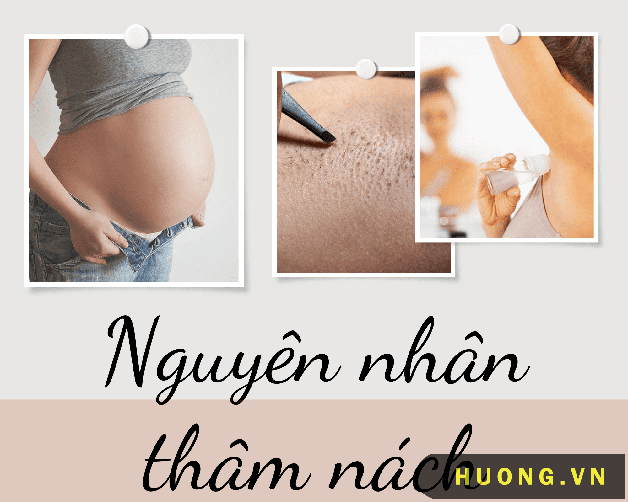 nguyên nhân gây thâm nách