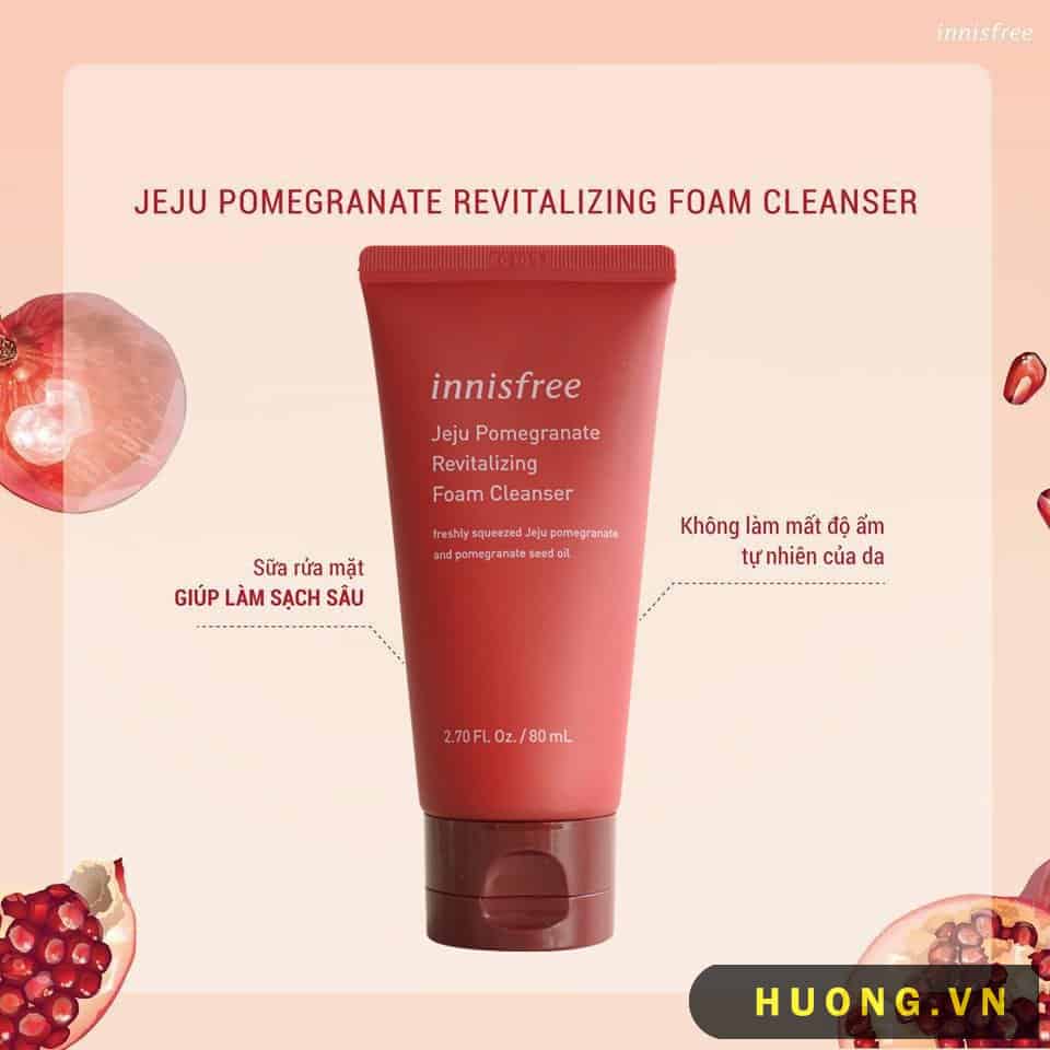 Sữa rửa mặt Innisfree Jeju Pomegranate