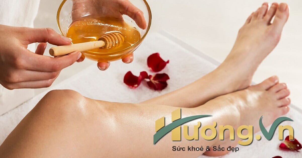 Dùng mật ong và đường để triệt lông