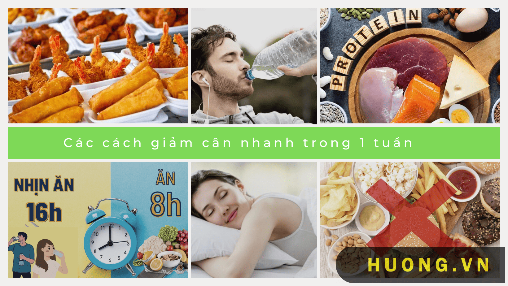 cách giảm cân trong 1 tuần