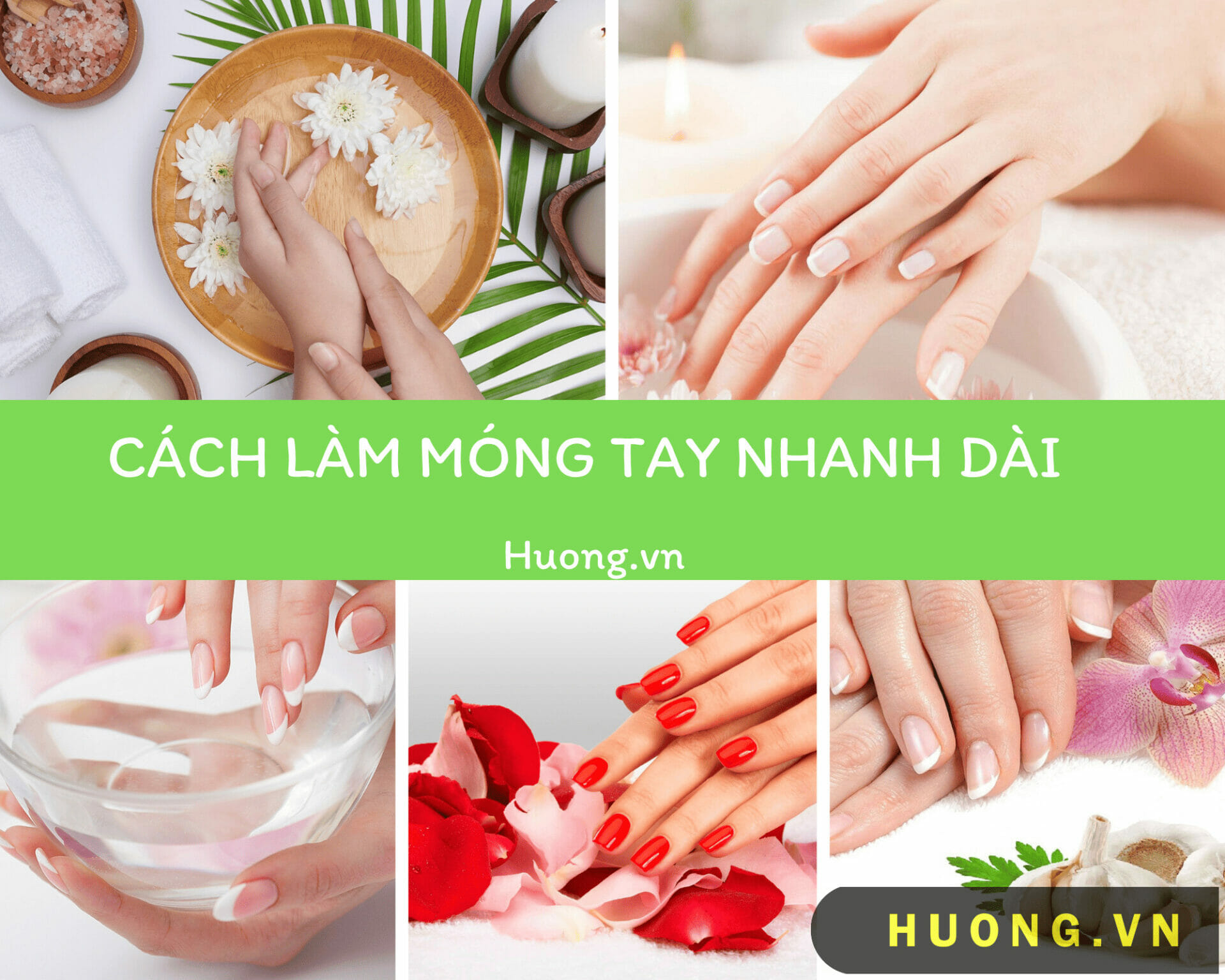 cách làm móng tay nhanh dài