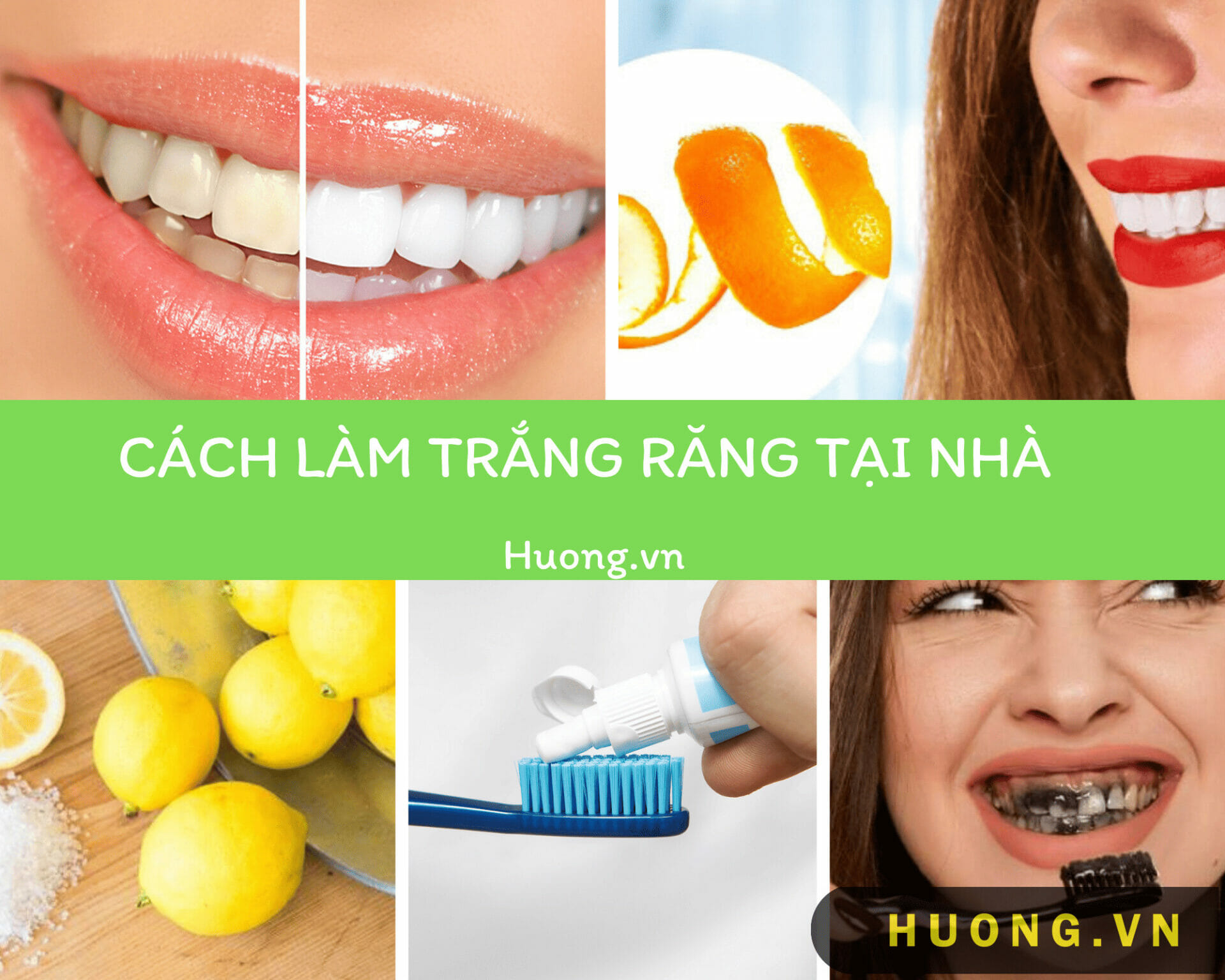 Cách làm trắng răng tại nhà