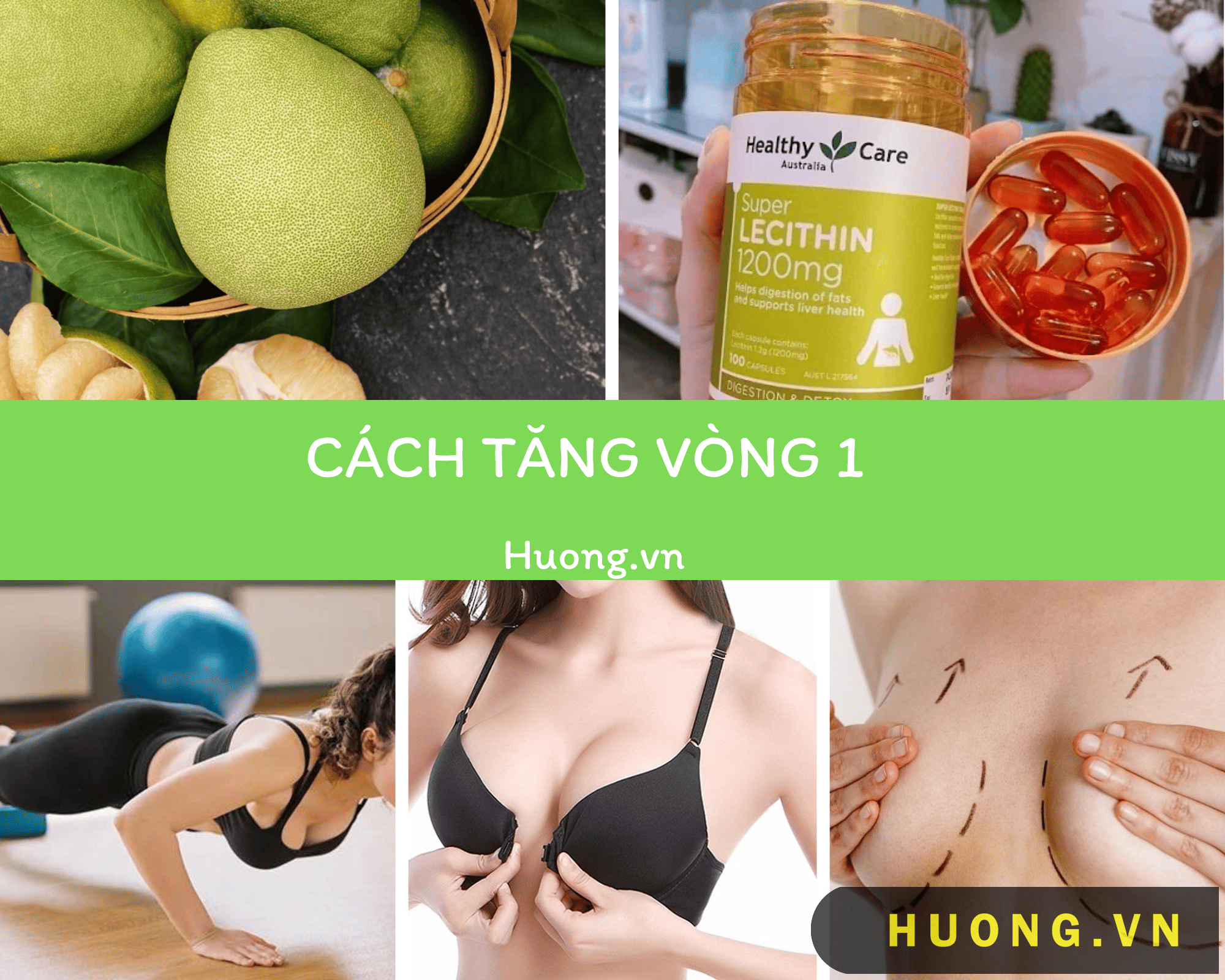 Cách tăng vòng 1 tại nhà