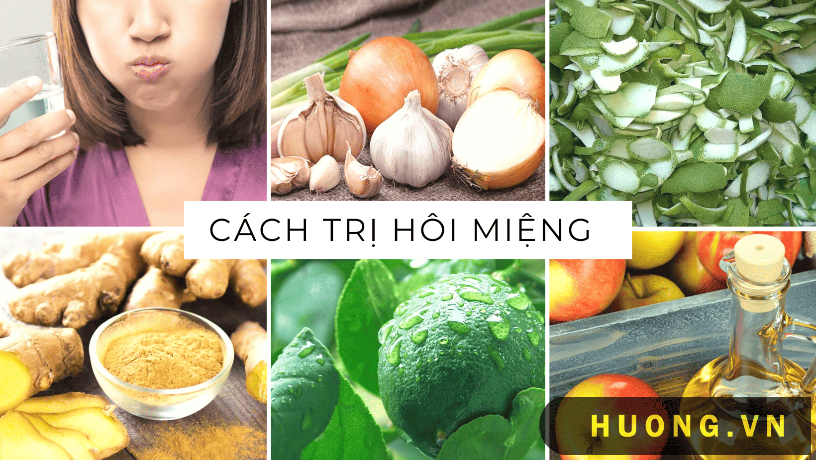 Cách trị hôi miệng tận gốc tại nhà