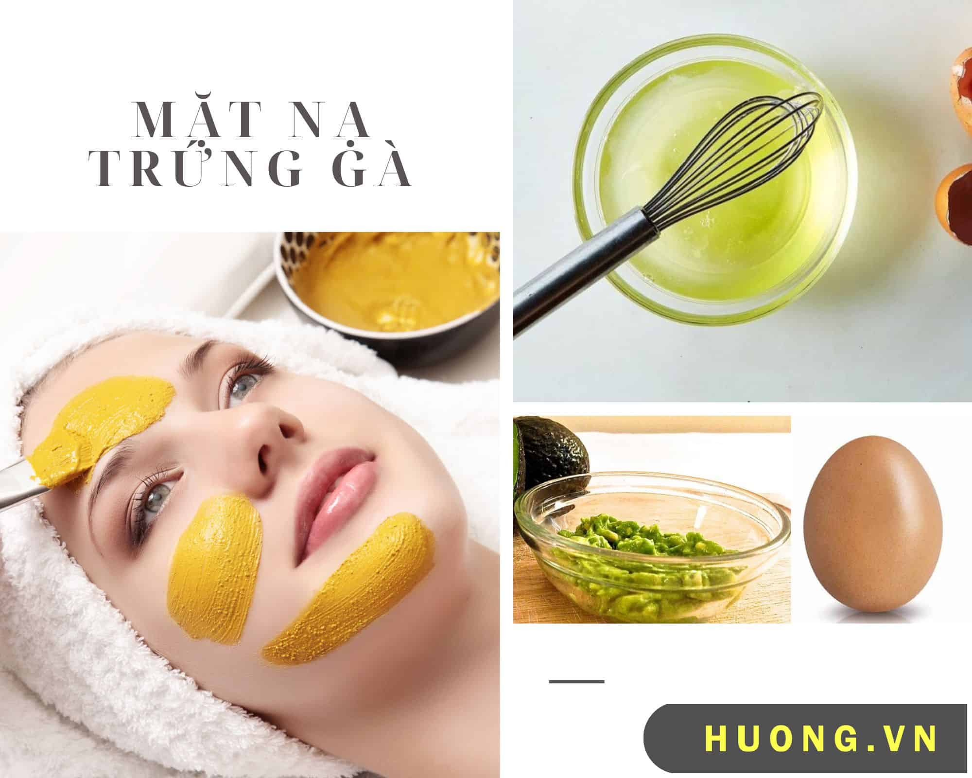 Cách làm mặt nạ trứng gà