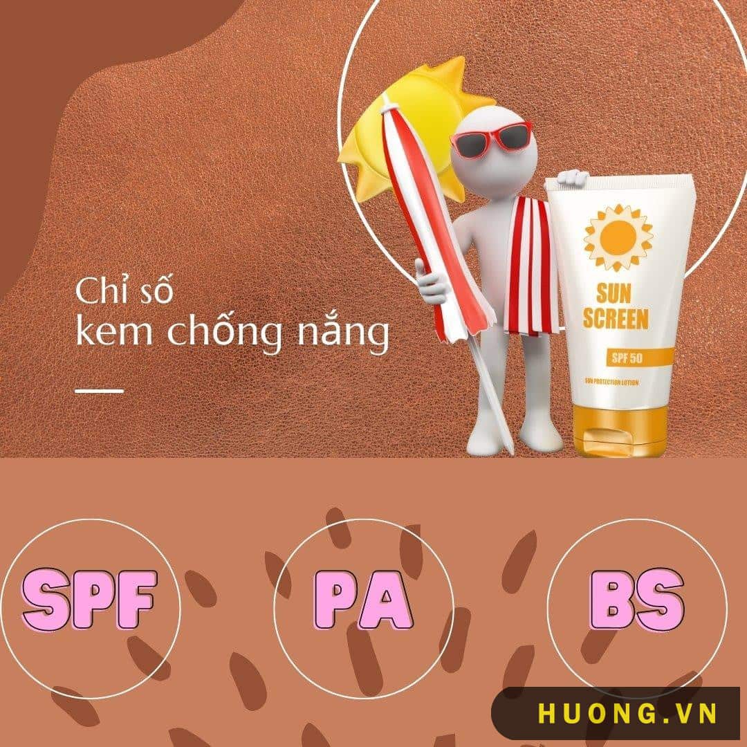 PA là chỉ số kem chống nắng