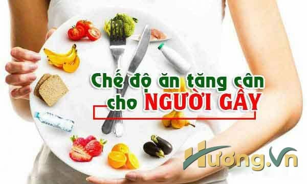 Thực đơn tăng cân cho nữ