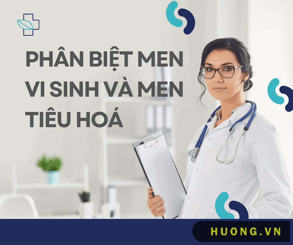 Men vi sinh và men tiêu hoá là 2 loại men khác nhau